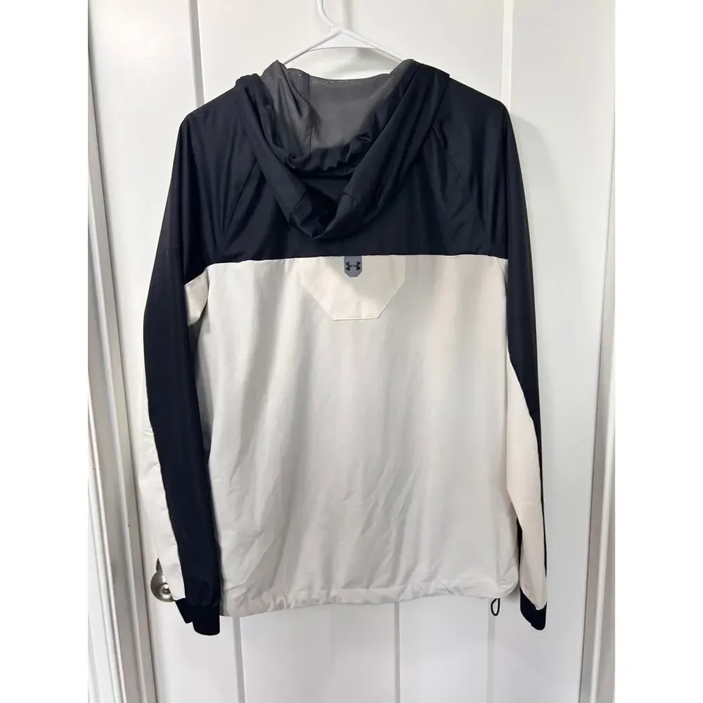 Under Armour 1/2 Zip Pullover Unstoppable Gore Hooded Windstopper Jacket‎ Medium